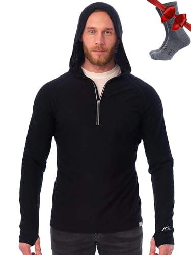 トップス 100% Light Merino Half Zip Hoody 100%Light Merino Half Zip Hoody | 100%ライトメリノハーフ